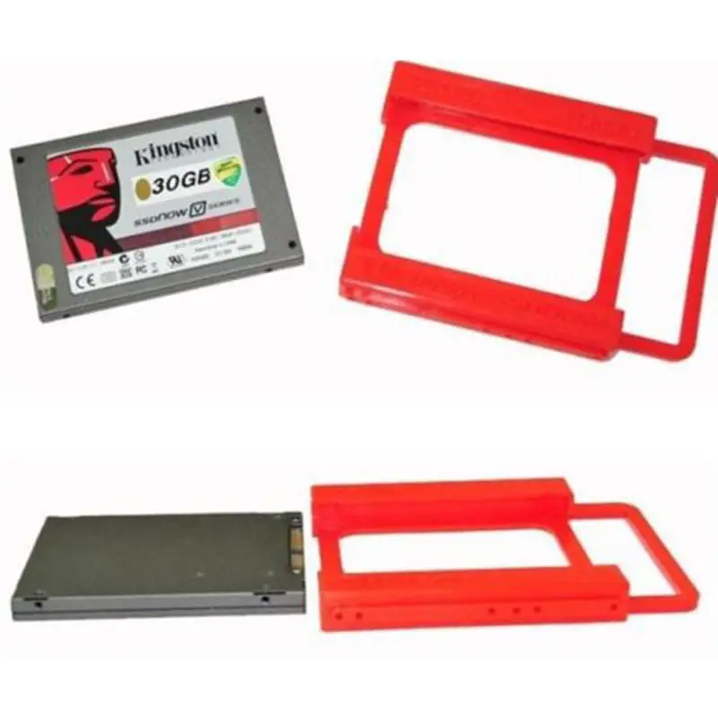 Пластик 2 5 &quotдо 3 5&quot SSD HDD адаптер монтажный лоток кронштейн отсек для жесткого