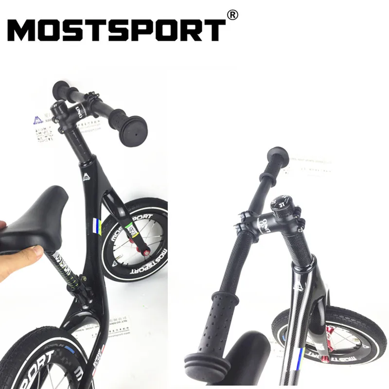MOSTSPORT 12 дюймов полностью углеродный полный баланс велосипеда детский велосипед