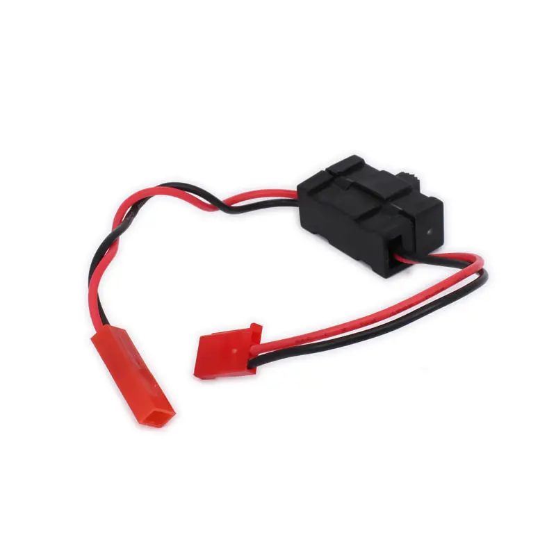 Переключатель и выключатель батареи приемника с разъемом JST для 1/10 1/16 1/18