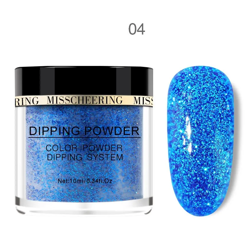 10 мл/коробка голографический Блестящий окунающий порошок без лампы Порошок для