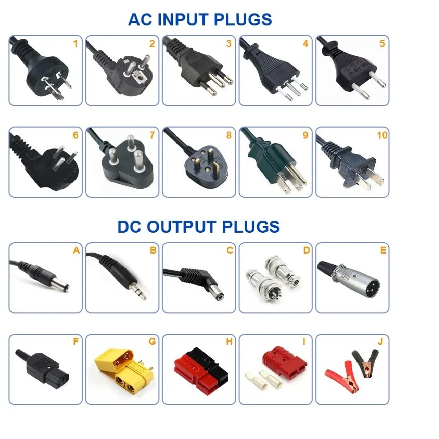 

Electric Type and Standard Battery Use lead acid charger 120W 12V 24V 36V 48V 2A 3A 6A E-Bike bicycle scooter