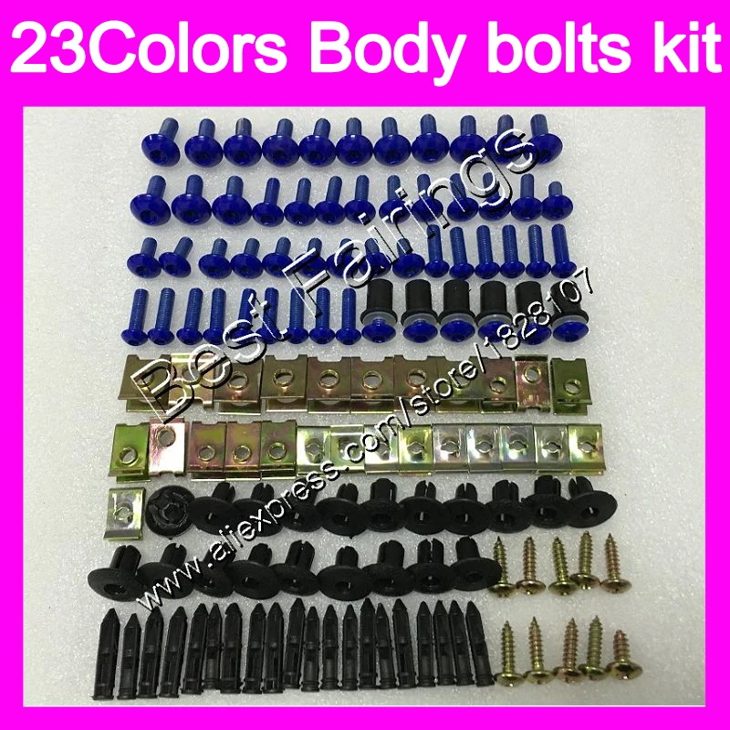 

Fairing bolts full screw kit For YAMAHA YZFR1 12 13 14 YZF R1 YZF 1000 YZF1000 YZF-R1 2012 2013 2014 Complete Body screws Nuts