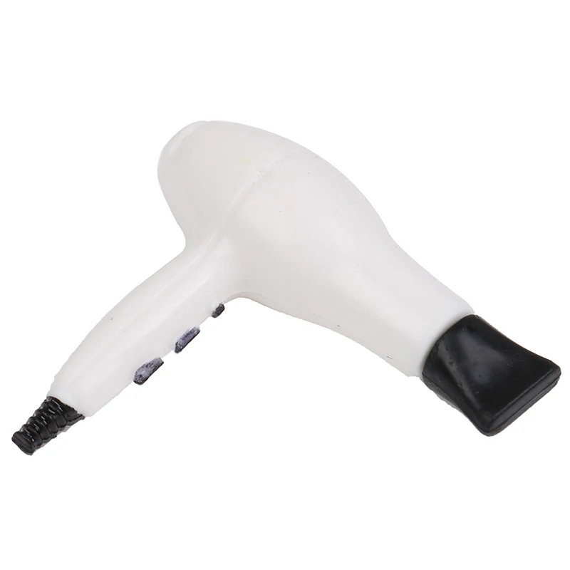 

1/12 Doll House Miniature Practical Bathroom Accessory Hair Dryer Mirror Model Building Kits Kids Toys