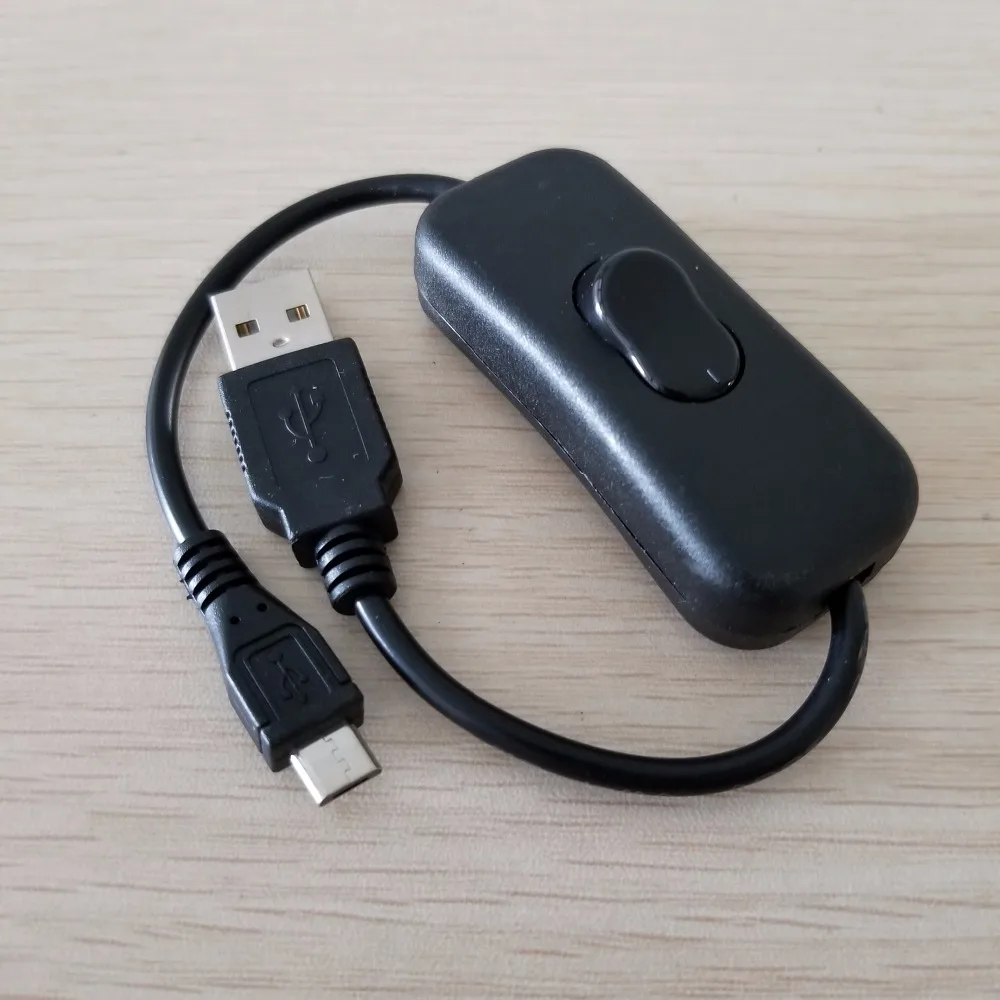 Micro USB to Type A Data Power Adapter Cable with ON Off Switch Male Black|Компьютерные кабели и разъемы| |