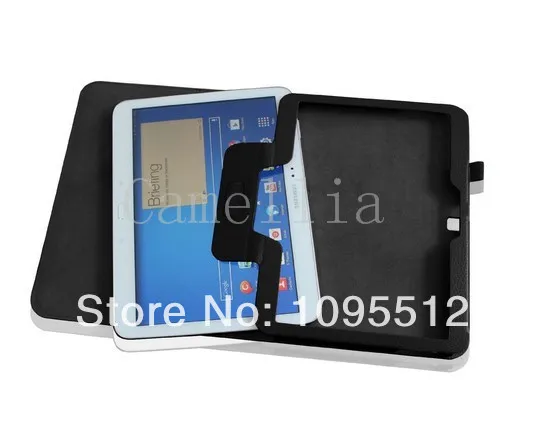 CucKooDo Folio тонкий кожаный чехол для Samsung Galaxy Tab 3 P5200 10 1 дюймов планшет Авто