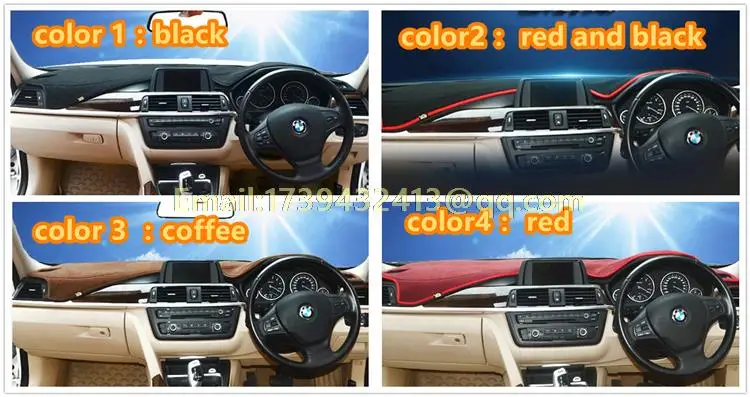 

dashmats car-styling accessories dashboard cover case for BMW 7 series 730li 740li 750d 760li 745li 755li 2002 2008 2015 RHD