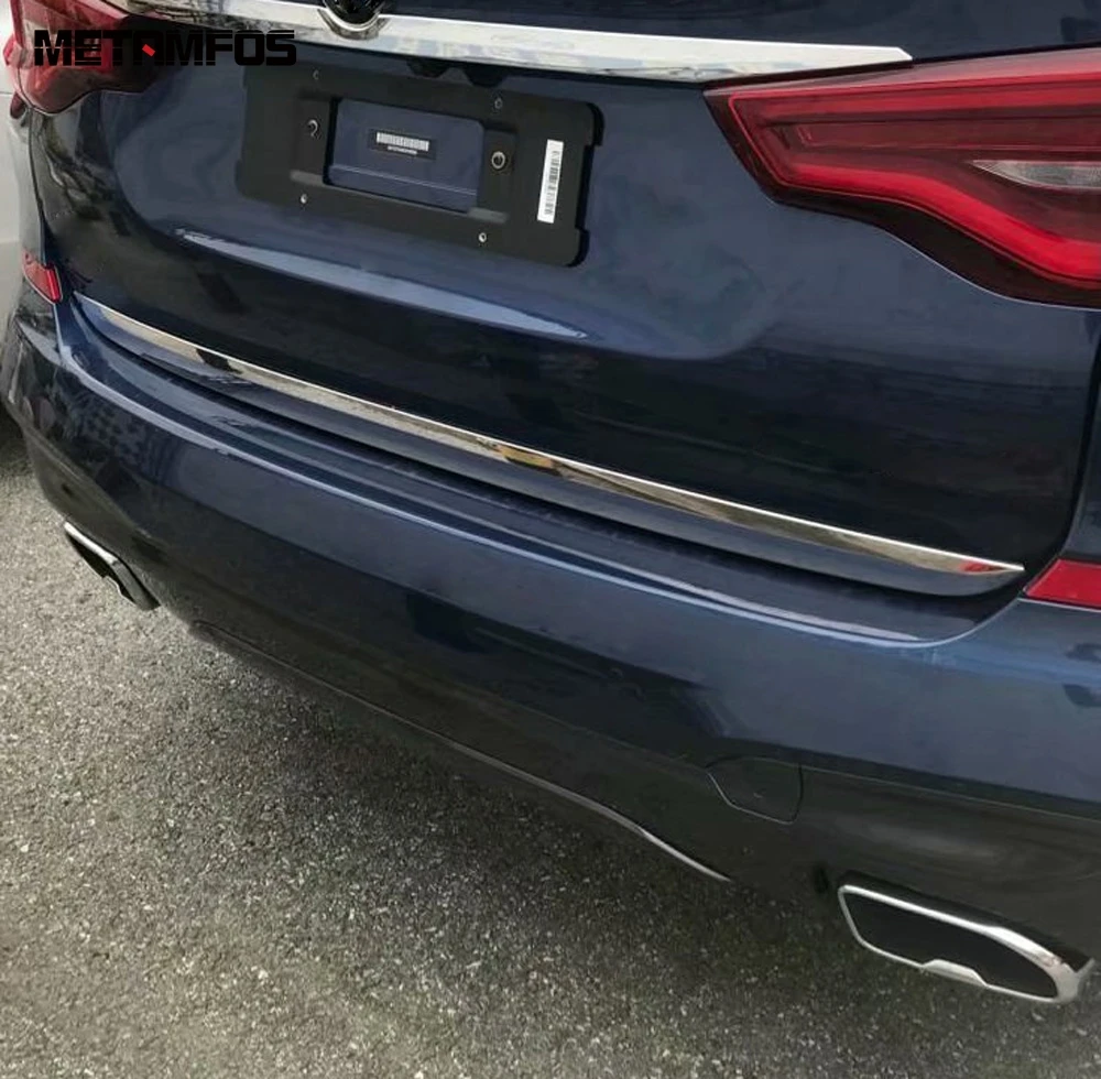 

Хромированная лента для заднего багажника BMW X3 2018 2019, молдинг для двери, декоративная лента, внешние аксессуары, Стайлинг автомобиля