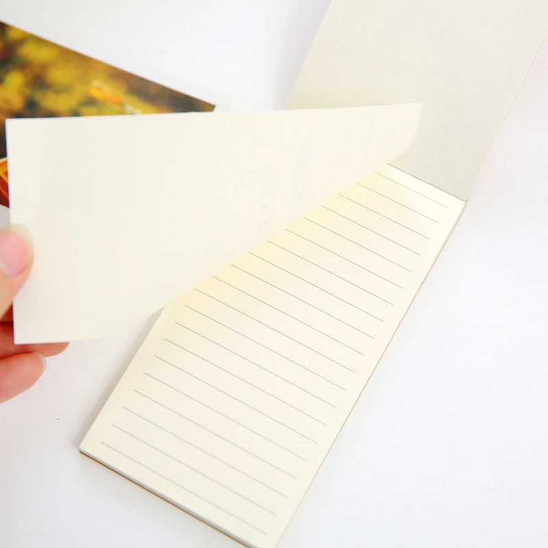 DL креативный простой маленький блокнот из воловьей кожи закладка может оторвать планировщик веб книжка