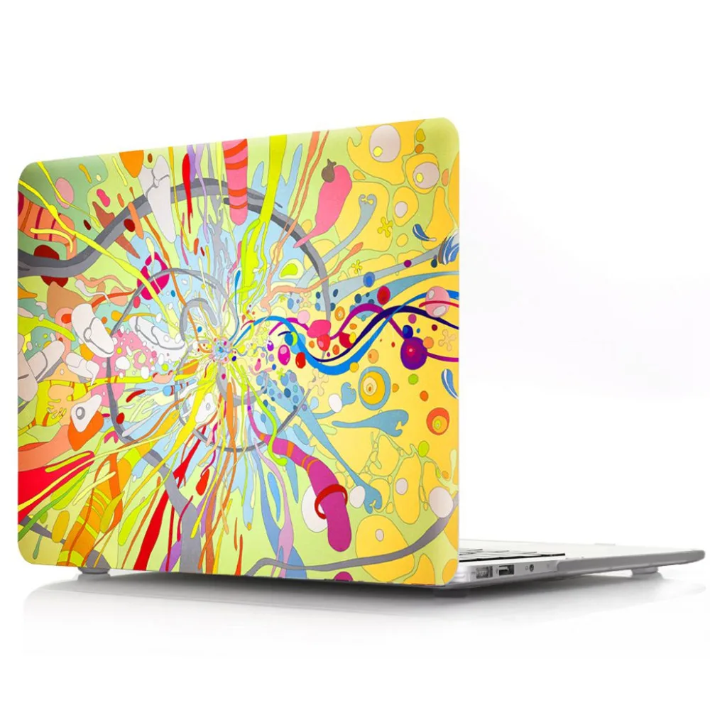Кисть масляной живописи уникальные модные чехол для ноутбука печати Macbook Air 11 13