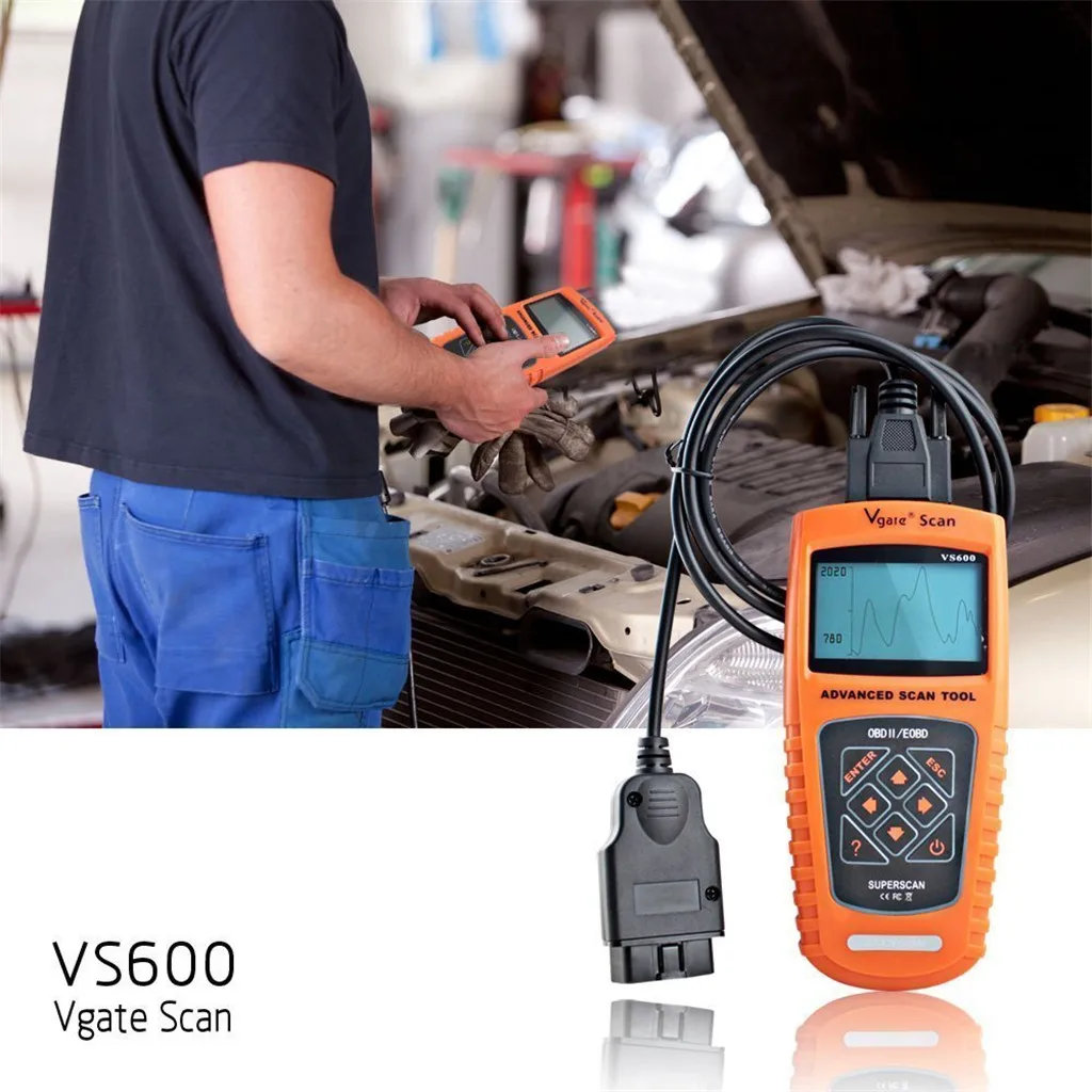 CARPRIE инструмент Горячая Распродажа VS600 Универсальный OBD Vgate сканер OBD2 EOBD CAN BUS код