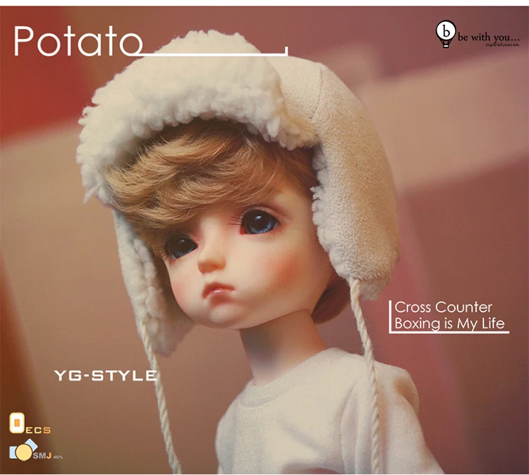 Кукла картофеля 1/6 BJD/SD модная красивая кукла Lonnie из смолы для маленькой девочки
