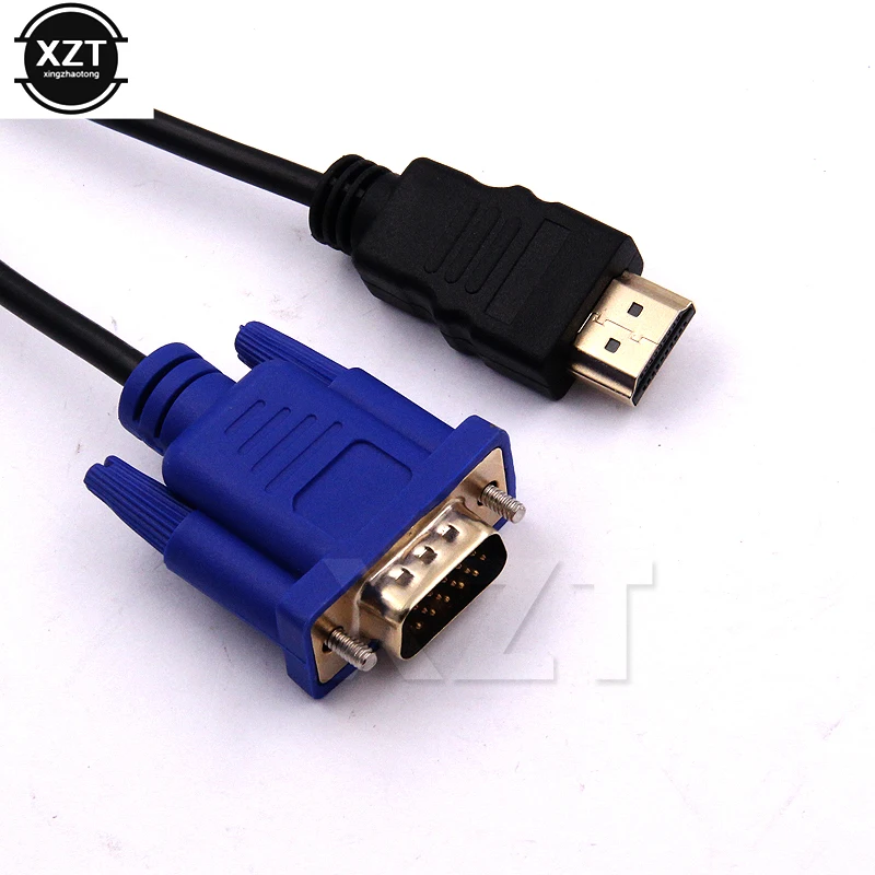 Горячая Распродажа 1 8 м 6 футов HDMI-совместимый к VGA Кабель штырь-штырь