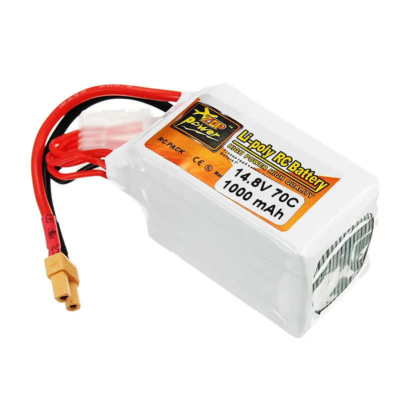 Аккумуляторная батарея Lipo ZOP Power 14 8 V 1000mAh 70C 4S Battery XT30 Plug|4s lipo|zop powerlipo battery |