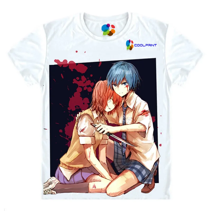 Аниме рубашка Coolprint футболки с рисунком из сериала Загадочная история дьявола в