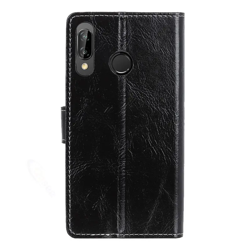 Qosea роскошь для huawei P30 Lite чехол анти-Осень плотная кожа Стенд защитный телефона