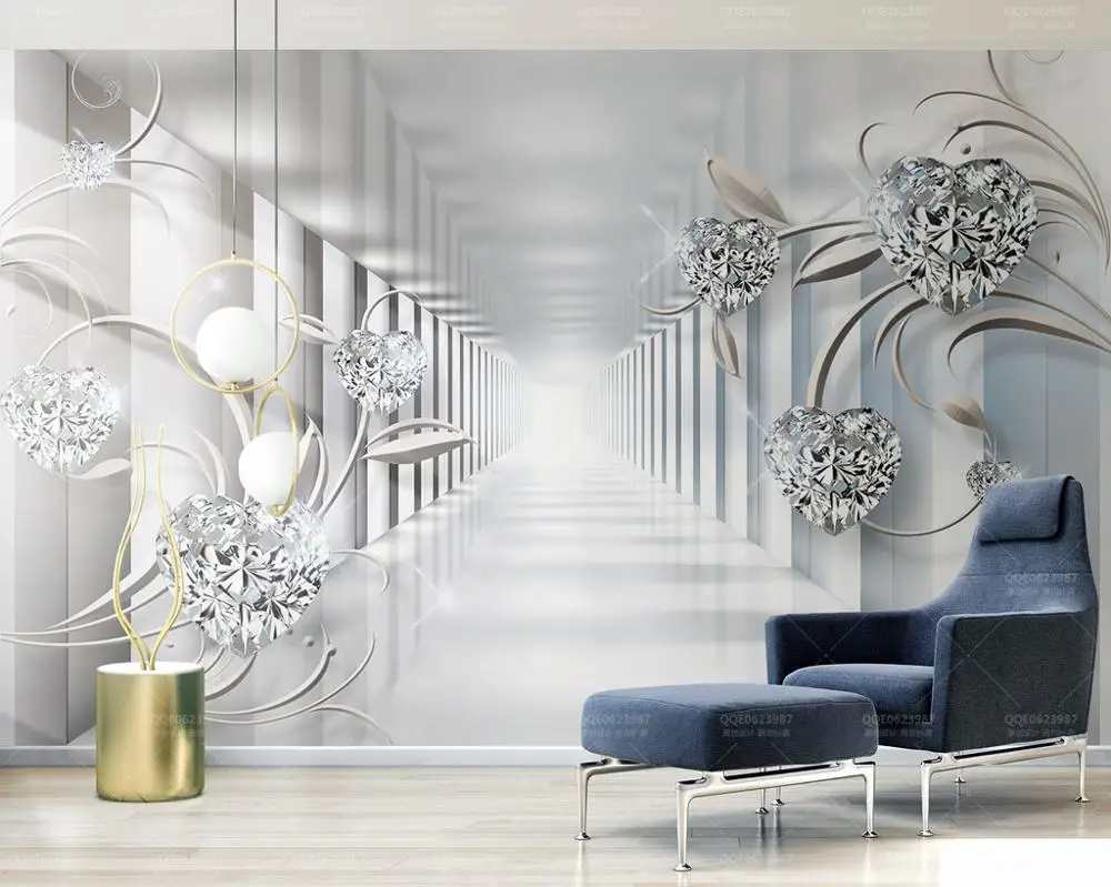 3D Водонепроницаемый самоклеющийся настенный стикер стереоскопические