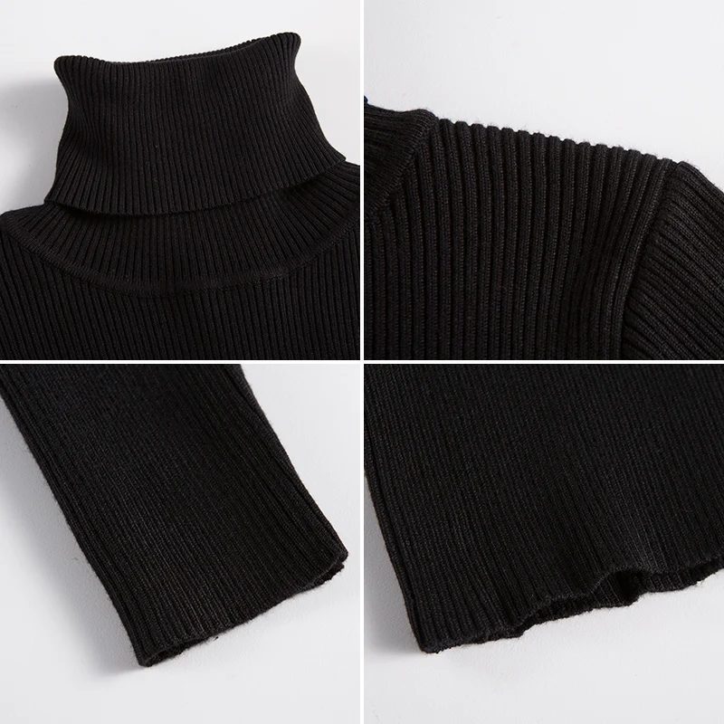 

Women Sweater Long Dresses Winter 2018 Slim Party Pencil Dress Turtlneck Elegant Sweater Dress Bottoming Winter Dress WKM172958