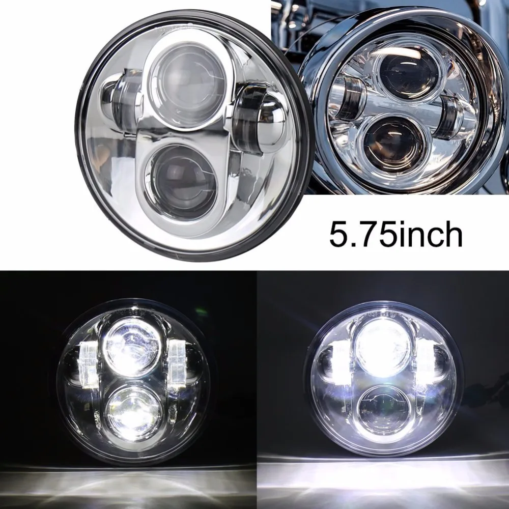5 75 дюймов 3/4 &quotкруглая запасная фара 40 Вт мото светодиодная для Harley moto rcycle |