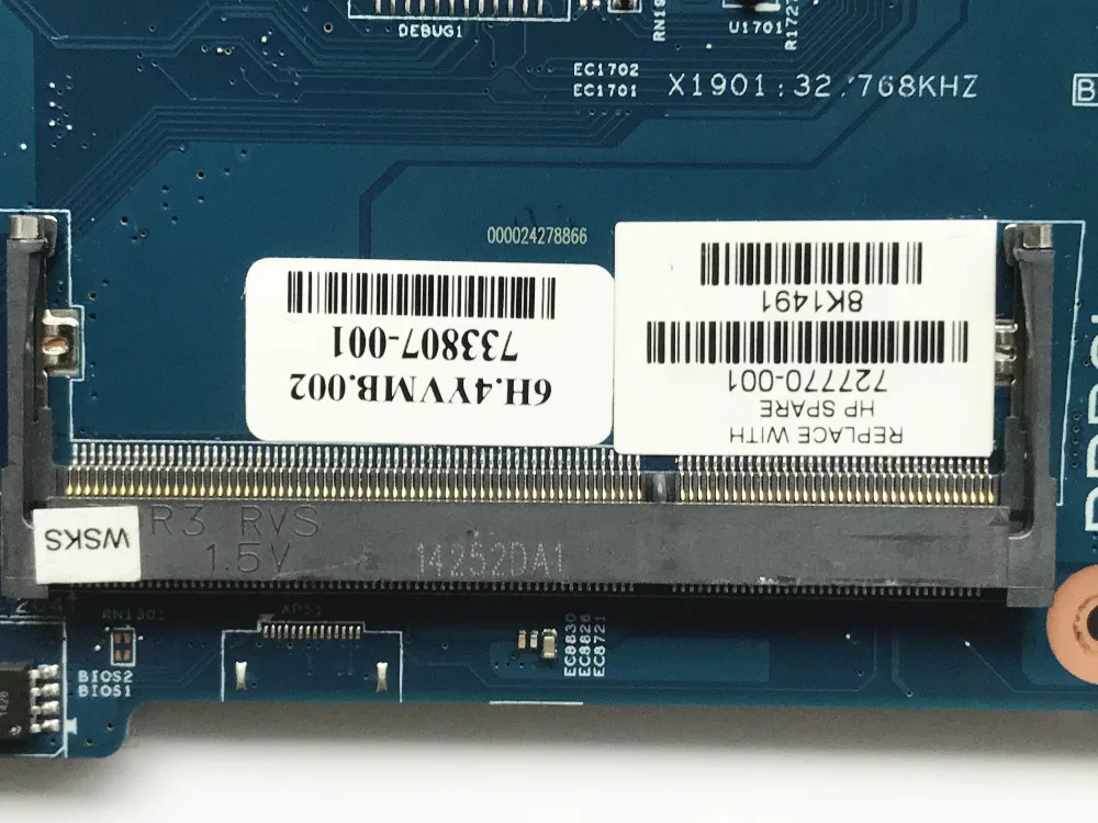 Высококачественная материнская плата для ноутбука HP Probook 430 G1 727770-601 48 4yv09. 011 SR170