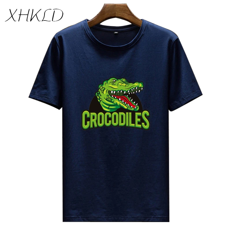 Летняя дышащая мужская футболка с забавным принтом акулы МОРСКОЙ зверь рэп хип