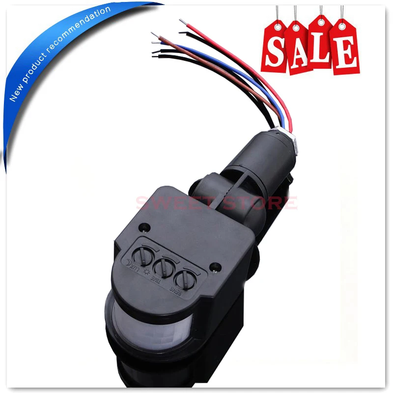 DC24V тела Инфракрасный Настенный светильник Сенсор Переключатель Регулируемая