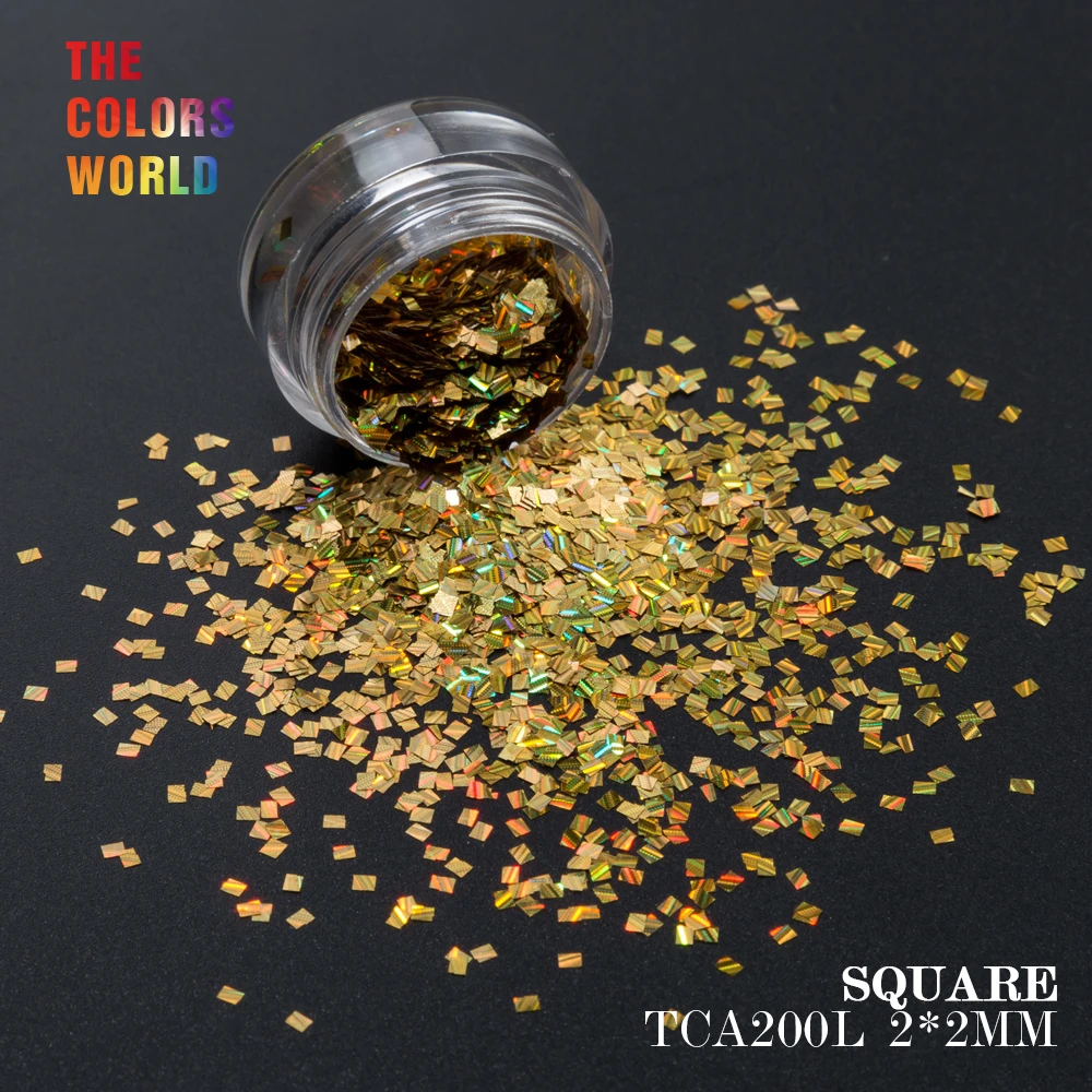 Голографическая полоска для дизайна ногтей 2 мм квадратная форма блеск макияж