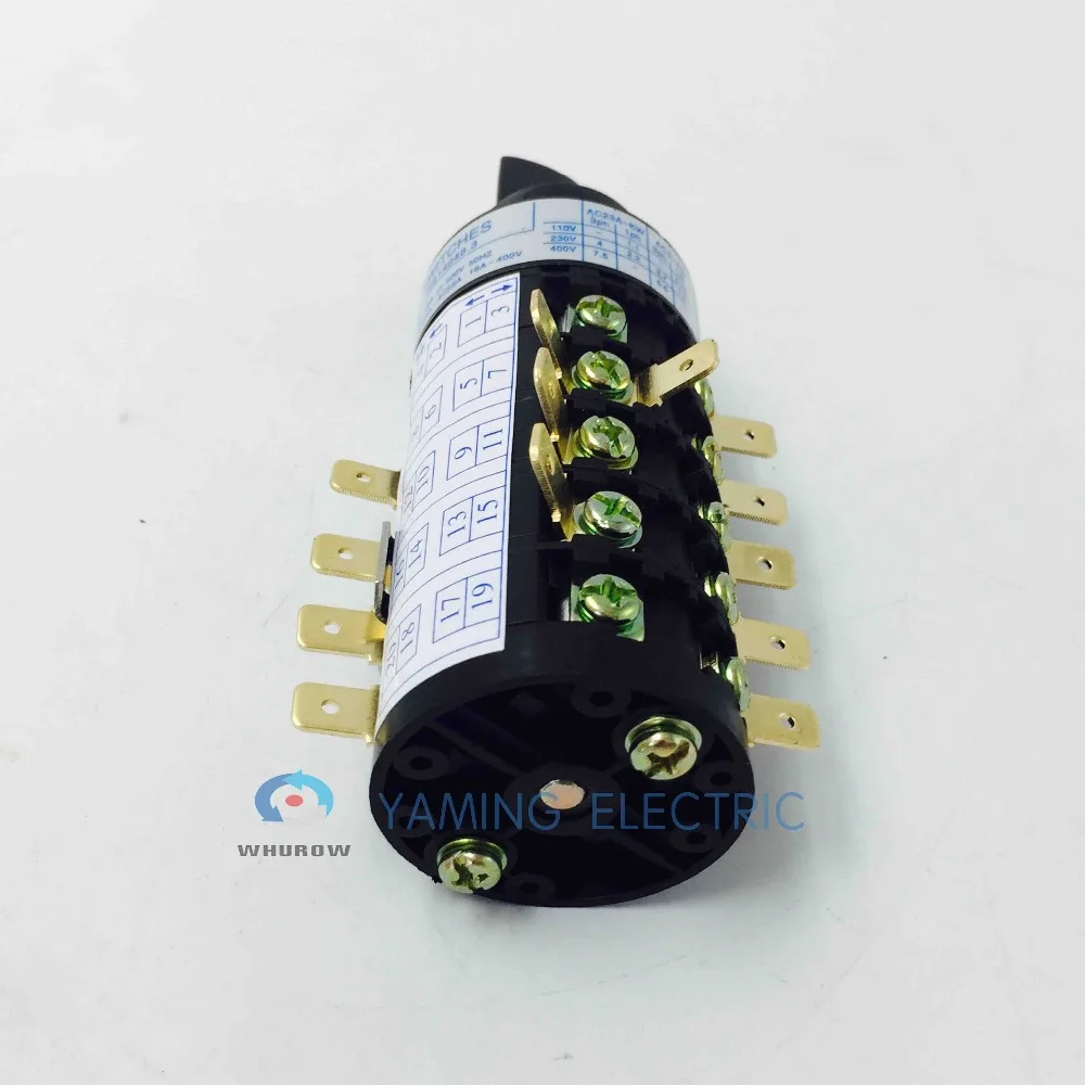 Универсальный поворотный кулачковый переключатель 3 позиции переключатели