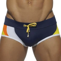 sexy men swimwear trunks swimsuit seobean brand man beach bathing shorts board quality nylon bath suit boxer briefs underwear