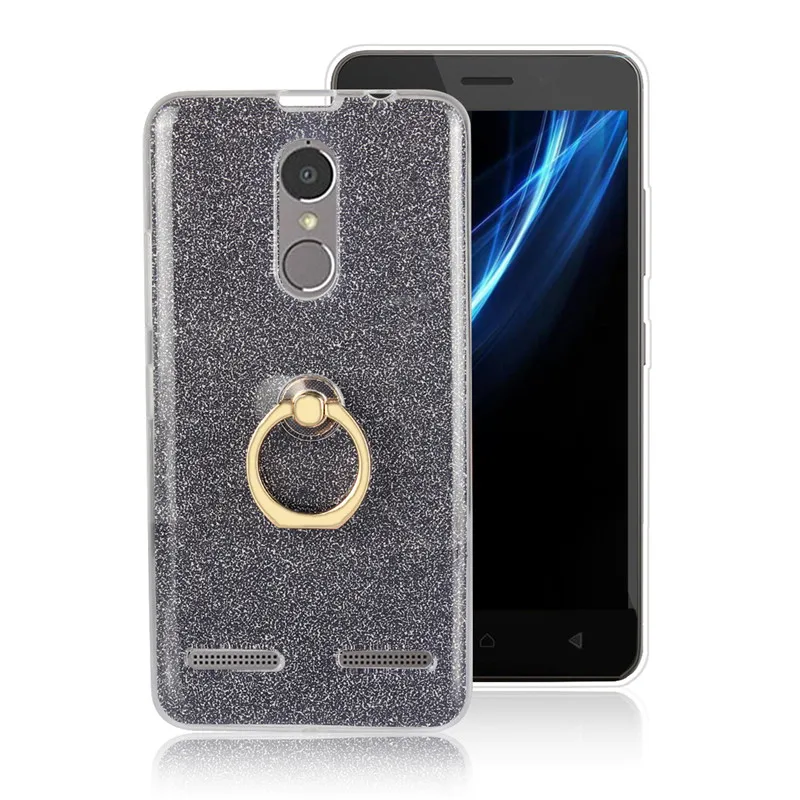 For Lenovo K6 Power K33a42 case TPU Silicone ShockProof Protective Back Cover K33a48 Vibe phone Ring bracket |