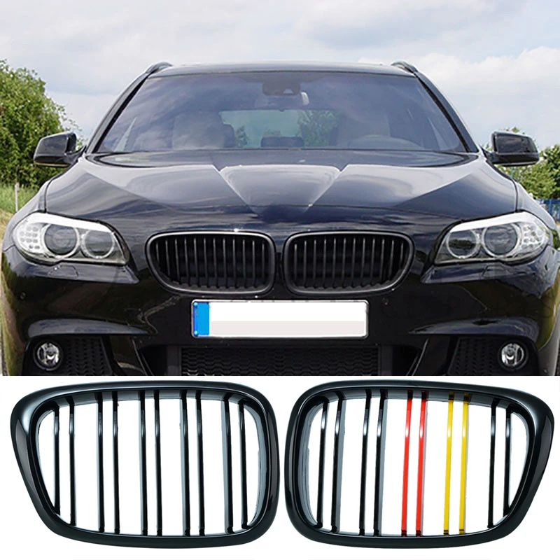 1 пара автомобилей передний центральный широкий решетчатый гриль для BMW 5 серии E39
