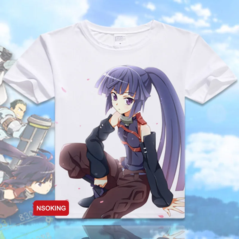Футболка LOG HORIZON футболка для косплея аниме Модные дышащие мужские и женские
