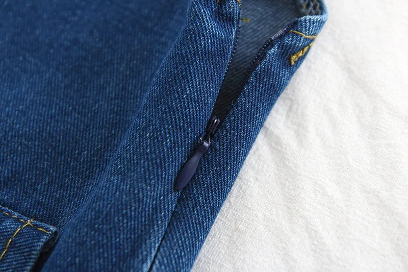 В Корейском стиле Новое поступление 2019 года модные джинсовые комбинезоны для