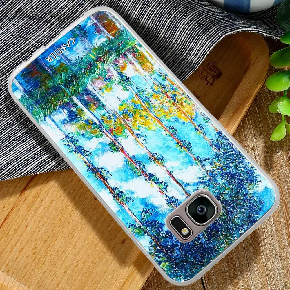 Чехол CASEIER Monet для Samsung Galaxy S8 Plus S6 S7 Edge Note 8 роскошный силиконовый чехол Capinha |