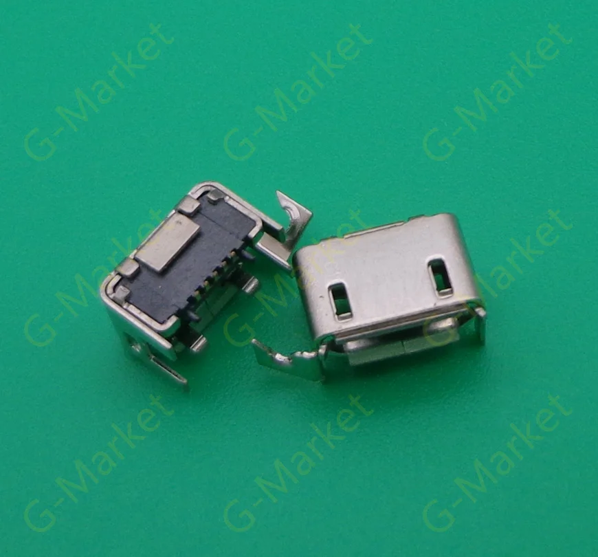 10X для планшетов ПК средний разъем Micro USB 5-контактный зарядки гнездовой |