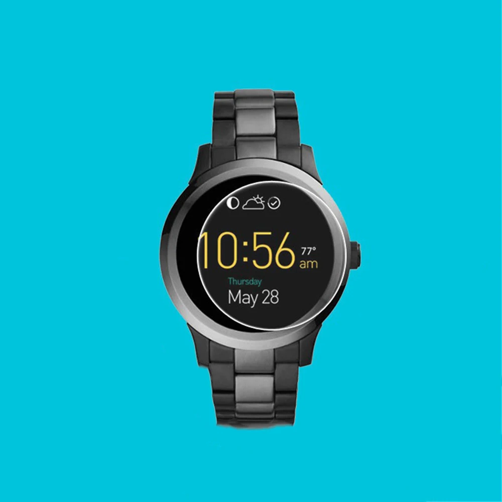 9H 2.5D прозрачное закаленное стекло Защита экрана для Fossil Q исследователь HR Gen 4