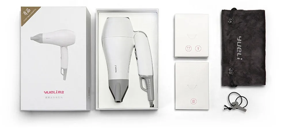 Xiaomi Yueli портативный H воздушный фен профессиональный 1200 Вт Инструменты для укладки волос 110-220 В Фен для путешествий бытовой 31