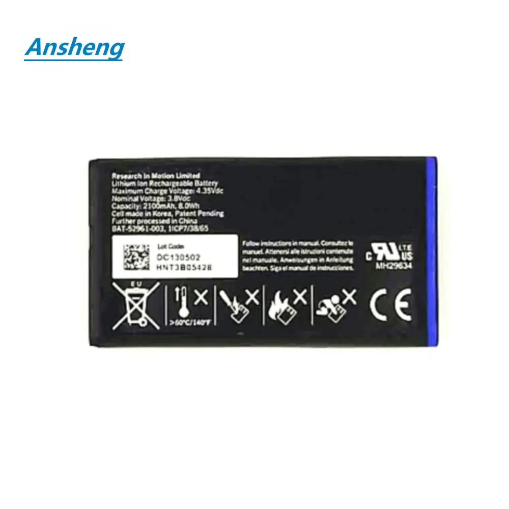 Аккумулятор Ansheng 2100 мАч NX1 для Blackberry Q10 LTE SQN100 1 | Мобильные телефоны и аксессуары