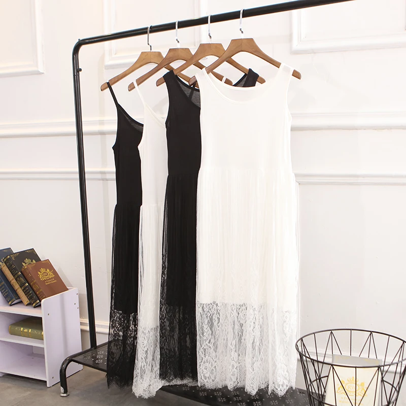 Женское платье майка без рукавов Jupe весеннее из модала с круглым вырезом газовое