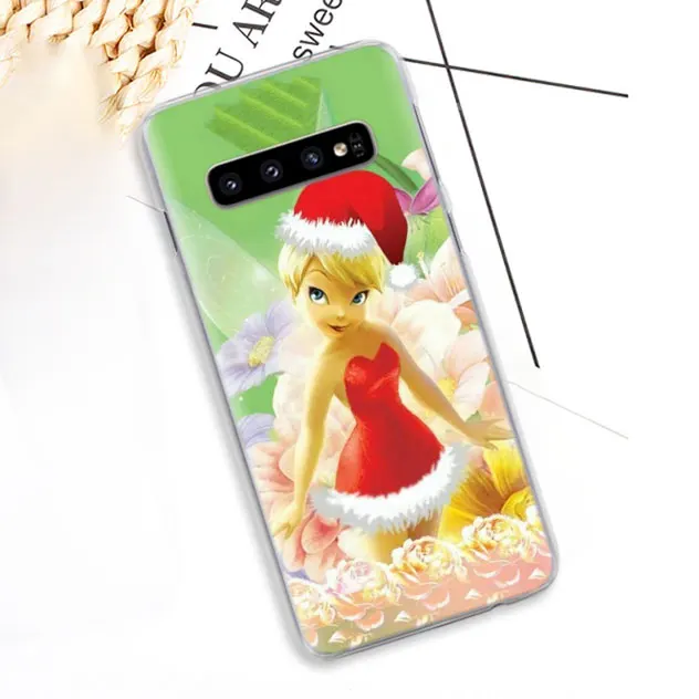 12 «Динь-Динь» Tinkerbell аниме телефонные чехлы для samsung Galaxy S10e S10 плюс S8 S9 плюс S6 S7 край A40 A50 A70 M20 чехол Coque - Цвет: 12