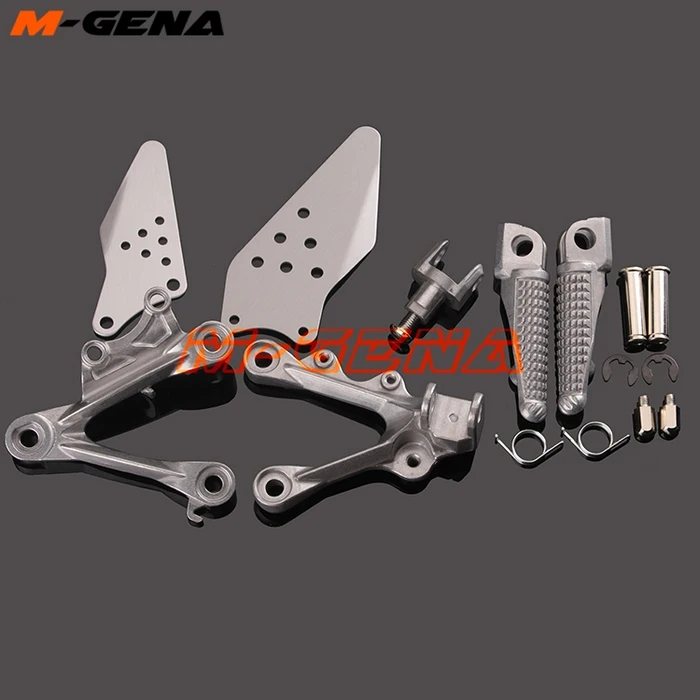 Фото Передние Подножки, подножки, подножка, кронштейн педали для KAWASAKI ZX6R ZX-6R ZX 6R 2009 2010 2011 2012 2014 09 10 11 12 13 14 №1