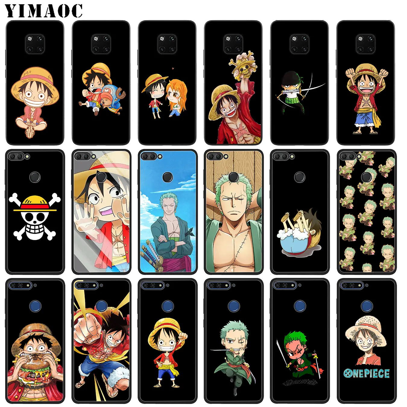 YIMAOC ZORO цельный Луффи Мягкий силиконовый чехол для телефона Huawei Mate 30 20 10 Pro Lite Nova 5I 3i
