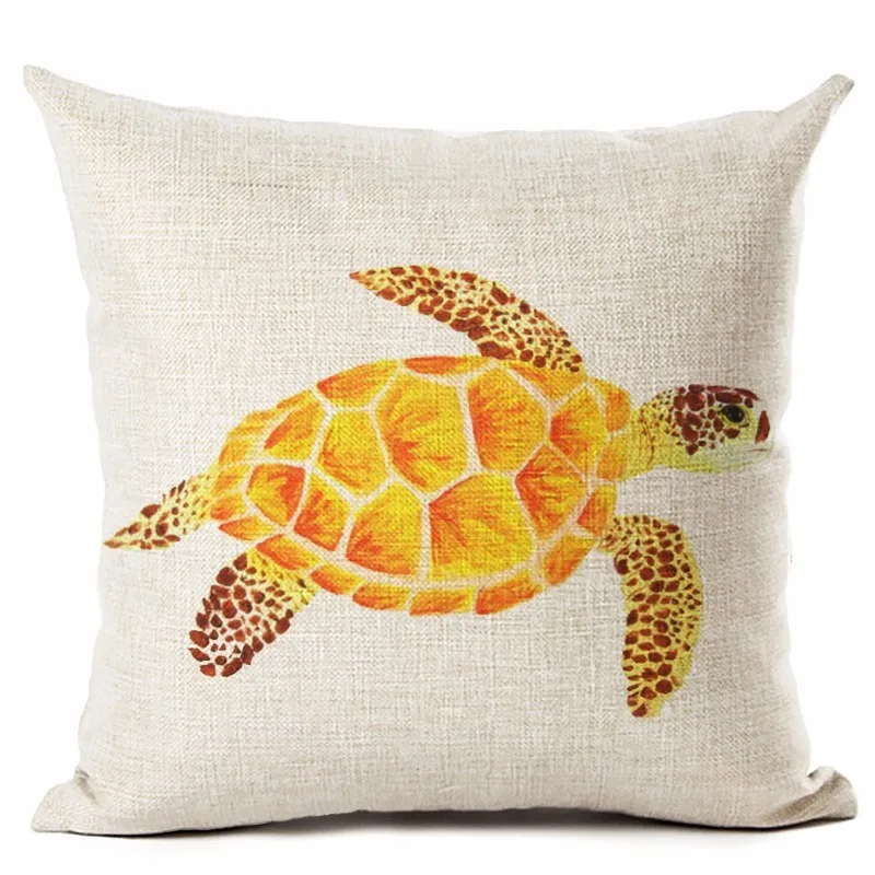 Акварельная живопись Подушка с морской тематикой Обложка средиземноморская