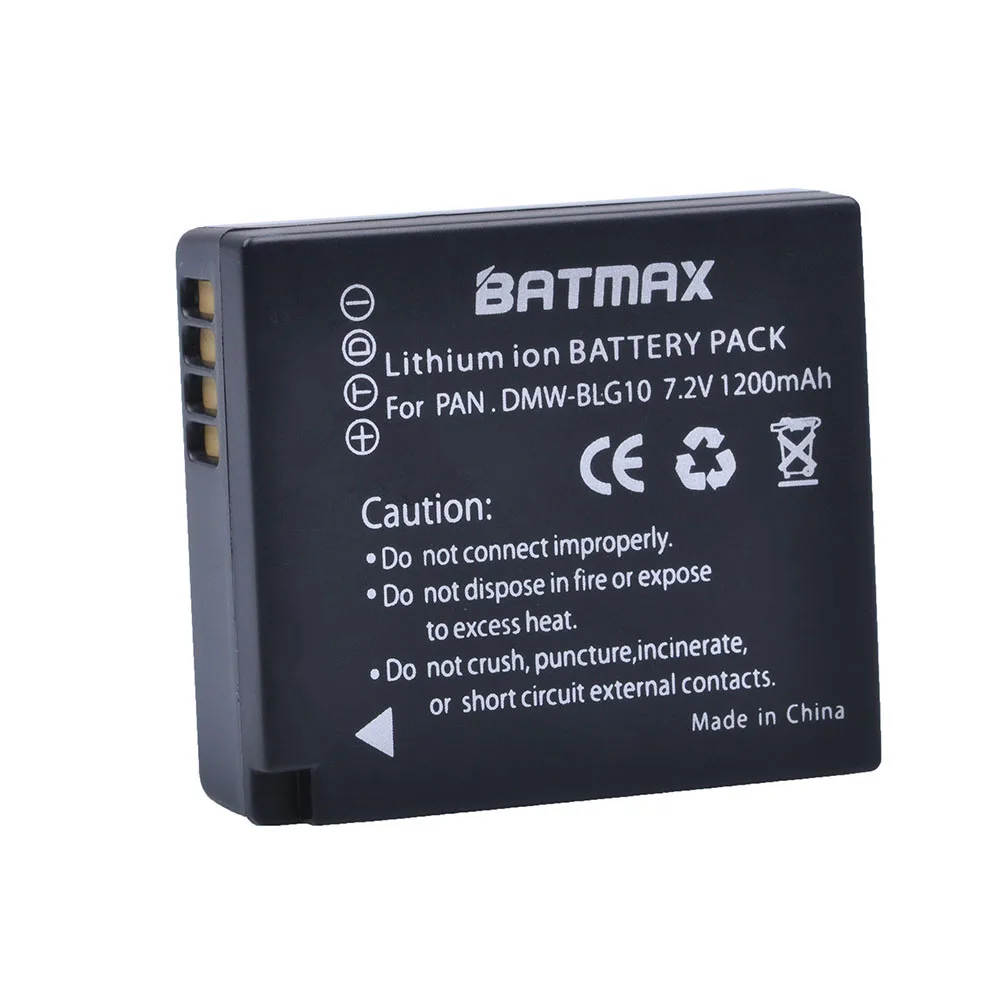 

1PC DMW-BLE9 DMWBLG10 DMWBLE10 Rechargeable Battery for Panasonic DMW-BLE9 DMW-BLG10 DMC-GF3 DMC-GF5 DMC-GF6 DMC-GX7 DMC-LX100