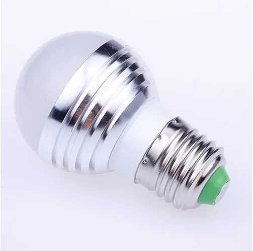 E27 GU10 E14 B22 6 Вт RGB светодиодный лампы 110 V-220 V Шаровой Светодиодный прожектор с