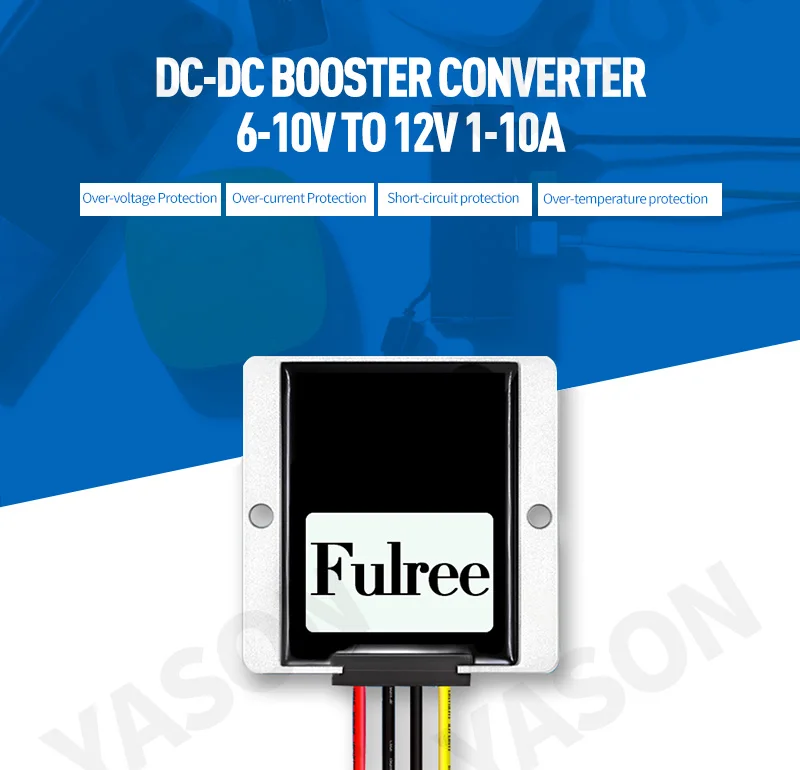 6V 7V 8V 9V до 10V 1A/10A 120W постоянного тока, повышающий преобразователь постоянного тока понижающий Водонепроницаемый Управление автомобиля модуль Питание 6 вольт 10 вольт до 10Amp