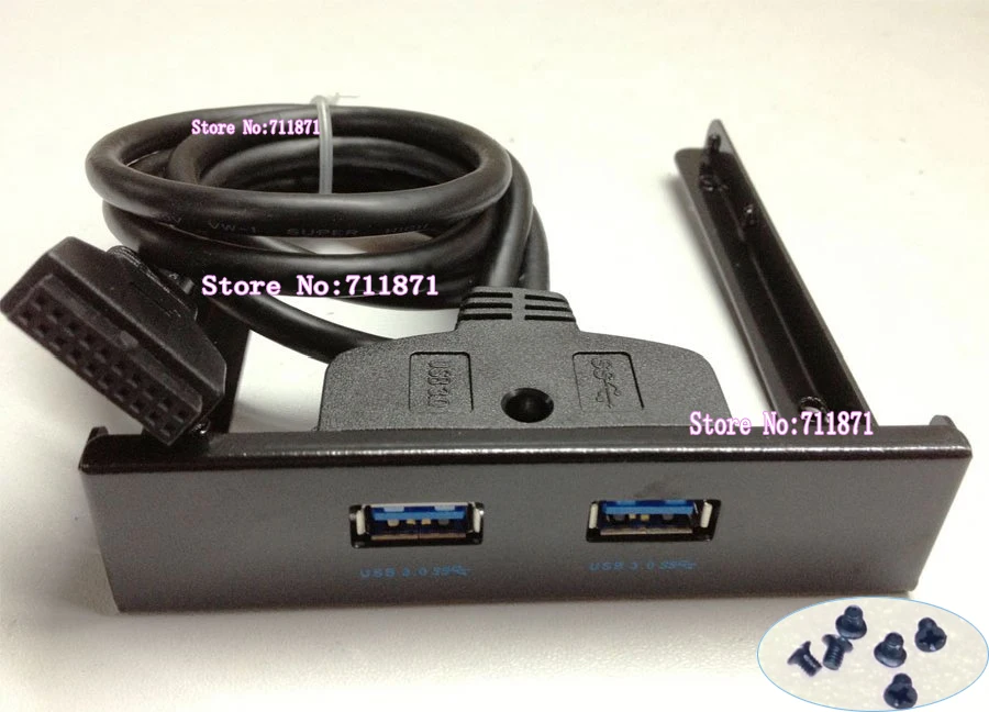 60 см USB3.0 передняя панель Гибкая кабель 19P/20P материнская плата Передняя один на