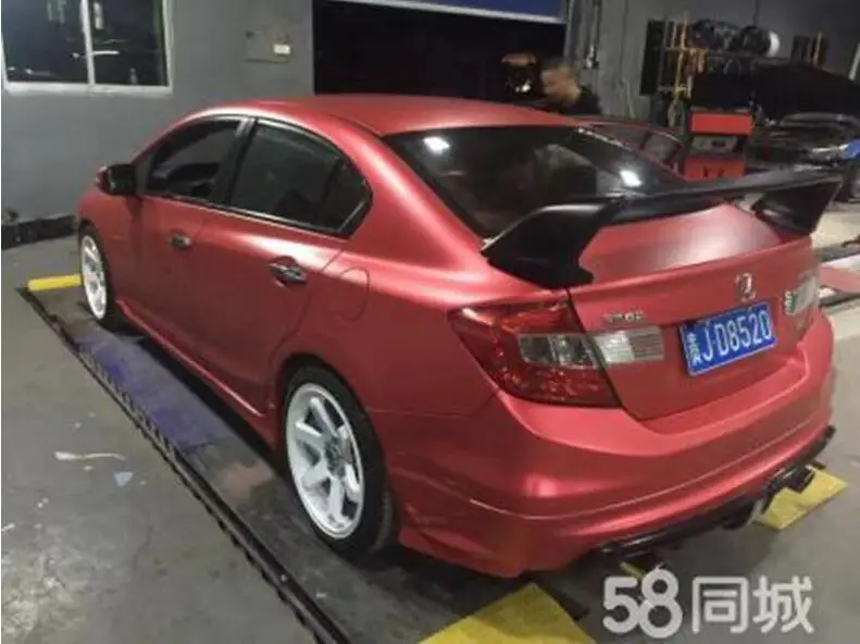 Jioyng Неокрашенный заднего крыла багажник спойлер для 12 15 Honda Civic 2012 2013 2014 2015 по EMS|trunk