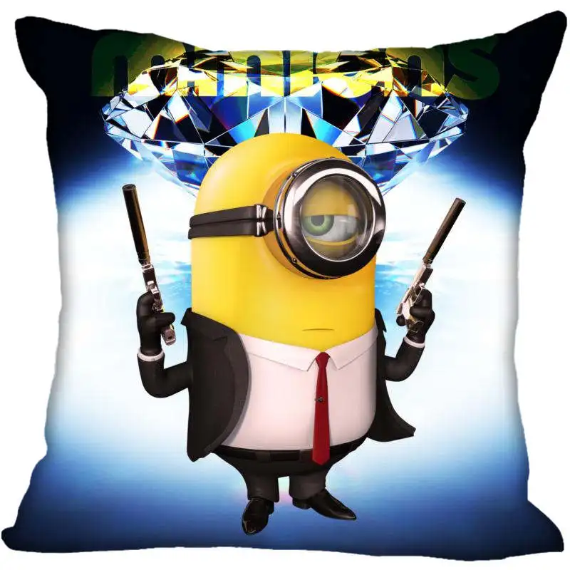 Pillowcase 17 45X45 см, 40X40 см(с одной стороны) чехол для подушки современный домашний декоративный чехол для подушки с миньонами для гостиной - Цвет: Pillowcase 17