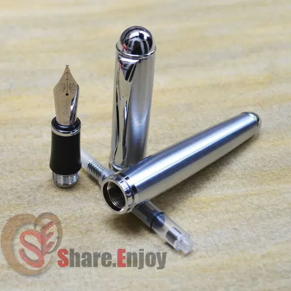 Перьевая ручка JINHAO X750 2 шт. серая с черной сеткой VS серебристая 0 7 мм | Канцтовары