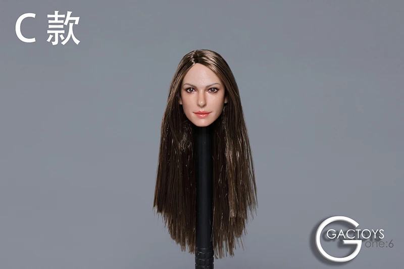 GACTOYS GC024 1/6 женский фильм звезда голова резьба Скульптура девушка голова спелемент подходит для 12 дюймов женский Phicen бледный цвет фигуры тела